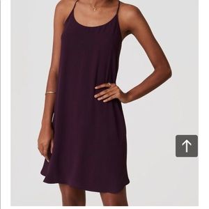 LOFT Purple Sleeveless Dress